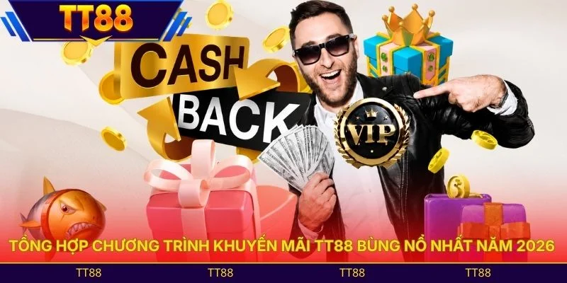 Tổng hợp chương trình khuyến mãi TT88 bùng nổ nhất năm 2026